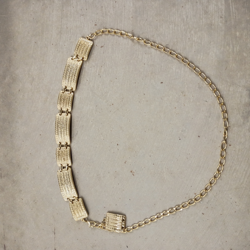 Gold Chain Belt Elegant Vintage - Picture 4 of 5